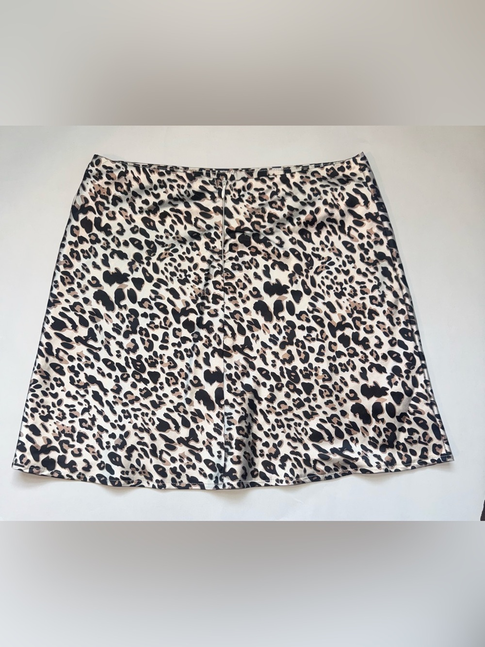 Y2K Princess Polly Leopard Print Mini Skirt Zip Back Animal Print Size US 4